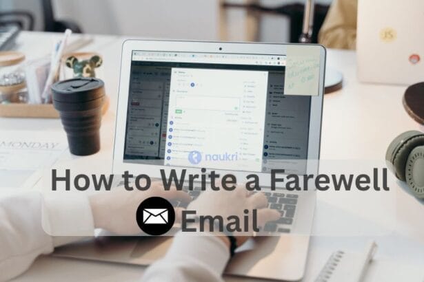 How to Write a Farewell Email Naukri