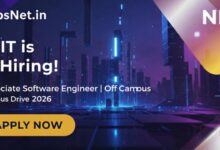 NIIT Off Campus Drive 2026 - Hiring Associate Software Engineer
