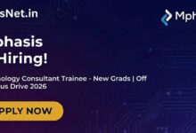 Mphasis Off Campus Drive 2026 : Technology Consultant Trainee - New Grads